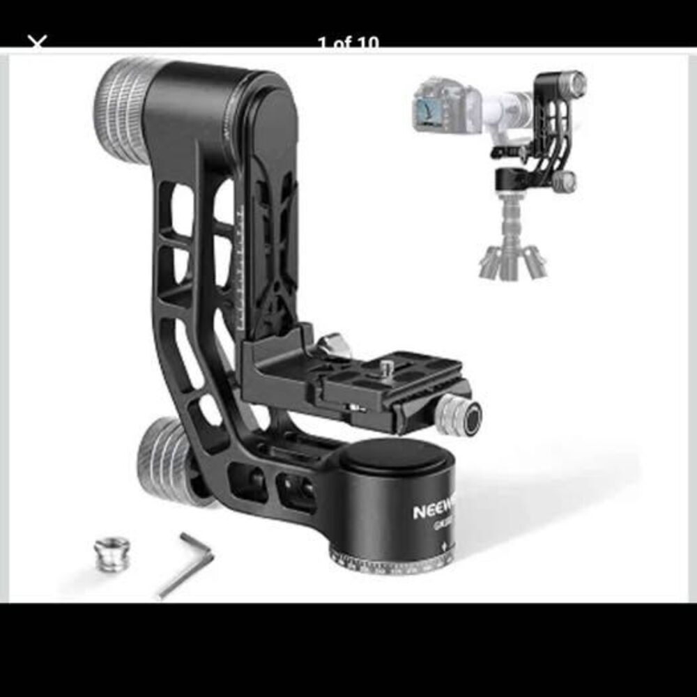 Neewer GM102 Gimbal Tripod Head for Camera - New in box